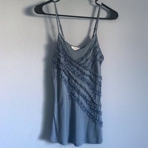 Ruffled Candie’s tank top
